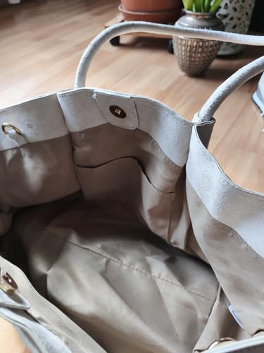 Shopping back hellgrau mit - shopping,