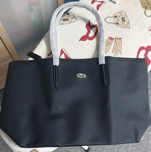 Lacoste damen shopper schwarz - lacoste,