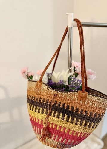 Picnic basket tote bag - basket,